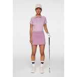 J.Lindeberg Women's Minnie Golf Polo Shirt - Mycket druvmelange