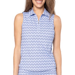 Golftini kvinnors coola tjej ärmlös golfpolo skjorta - nauti & trevlig