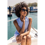 Golftini kvinnors coola tjej ärmlös golfpolo skjorta - nauti & trevlig