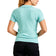 Nivo Women's Nyla V-Neck Knitted Golf Polo Shirt - Aruba Blue