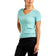 Nivo Women's Nyla V-Neck Knitted Golf Polo Shirt - Aruba Blue