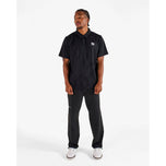 Malbon Performance Mesh Golf Polo Shirt - Black