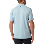 Travis Mathew Performance Jersey Cruise Golf Polo Shirt - Forget Me Not