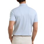 Peter Millar Alda Performance Jersey Golf Polo Shirt - Iris Mist
