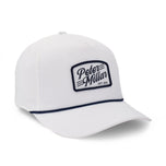 Peter Millar Clubhouse Rope Golf Cap - Vit/Navy