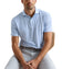 Peter Millar Mayfield Performance Jersey Golf Polo Shirt - Iris Mist