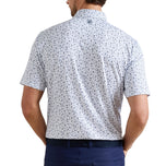 Peter Millar Men's Read The Putt Performance Golf Polo - White
