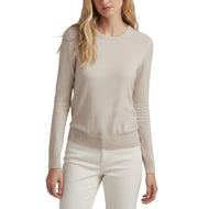 Peter Millar 女式 Excursion Flex 高尔夫圆领毛衣 - Biscotti