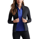 Peter Millar Women's Katy Full Zip Golf Jacket - Black