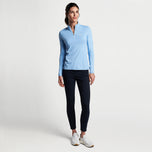 Peter Millar Women's Lightweight Crown Sun Golf Shirt - Cottage Blue