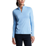 Peter Millar Women's Lightweight Crown Sun Golf Shirt - Cottage Blue