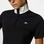 J.Lindeberg Women's Piper Golf Polo Shirt - Svart