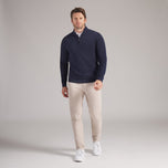 Puma Cloudspun Fleece 1/4 Zip Mid-Layer Pullover - Deep Navy