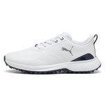 Puma Fusion Grip 6 Evo Spikeless Golfskor - Puma Vit/Puma Silver