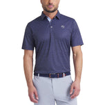 Puma Pure 2.0 Circle Cat Golf Shirt - Deep Navy/White Glow