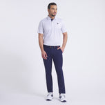 Puma Pure 2.0 Circle Cat Golf Shirt - White Glow/Deep Navy