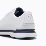 Puma Royale Players Golf Shoes - Puma White/Deep Navy/Team Light Blue