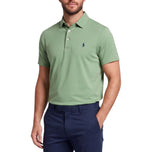 RLX Ralph Lauren Performance Stretch Mesh Golf Polo Shirt - Outback Green