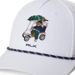 RLX Ralph Lauren Polo Bear Twill Golf Cap - Ceramic White