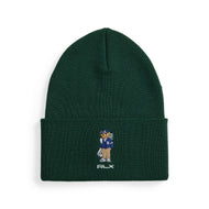 RLX Ralph Lauren Polo Bear 羊毛高尔夫毛线帽 - 西北松木