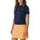 RLX Ralph Lauren 女式 Tour 珠地网眼钩针领高尔夫 Polo 衫 - 精致海军蓝多色