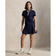 RLX Ralph Lauren 女式 Tour Pique 高尔夫 Polo 衫 - 精致海军蓝/可爱丁香色/陶瓷白