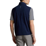 Rlx Ralph Lauren Paneled Stretch Terry Golf Vest - French Navy