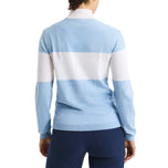 Rohnisch Women's Kora Sticked Half Zip Golf Pullover - Dove Blue