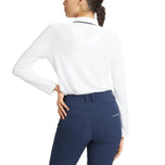 Rohnisch Women's Miriam Long Sleeve Golf Polo Shirt - White