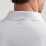 Peter Millar Soul Performance Mesh Golf Polo Shirt - White