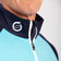 Sunderland Aspen Quarter Zip Raglan Paneled Water Repellent Golf Midlayer - Aqua