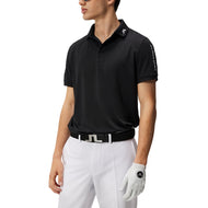J.Lindeberg Tour Tech Regular Fit Golf Polo Shirt - Svart