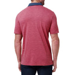 Travis Mathew Common Interest Polo Golf Shirt - Rose Wine