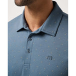 Travis Mathew 性能球衣波浪高尔夫 Polo 衫 - Bering Sea