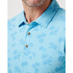 Travis Mathew Port Day Golf Shirt - Air Blue