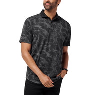 Travis Mathew Study Abroad Golf Polo Shirt - Svart