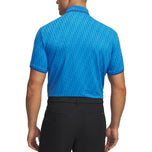 Under Armour Drive Sport Jacquard Golf Polo Shirt - Blue Atlantis/Midnight Navy