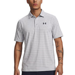 Under Armour Playoff 3.0 Stripe Golfpikétröja - Grå