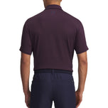 Under Armour Playoff 3.0 Stripe Polo Golf Shirt - Midnight Navy/Dark Maroon