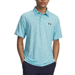 Under Armour Playoff 3 Print Golfpikétröja - blå/marinblå