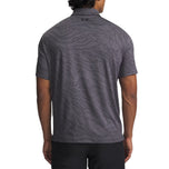 Under Armour Playoff 3 Print Golfpikétröja - kol/svart