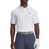 Under Armour Playoff 3 印花高尔夫 Polo 衫 - 白色/灰色