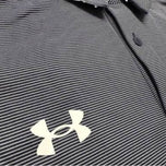 Under Armour Playoff Stripe Golf pikétröja - Midnight Navy/Vit