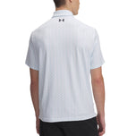 Under Armour Playoff 3.0 Printed Polo Golf Shirt - Stream/White