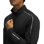 Under Armour Drive Wind Golf 1/4 ZIP-黑色