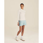 Malbon Venus långärmad golfpikétröja för kvinnor - Vit