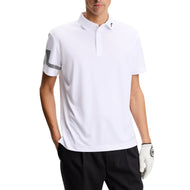 J.Lindeberg Heath Regular Fit Golf Polo Shirt - Vit