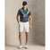 RLX Ralph Lauren Printed Lightweight Airflow Golf Polo Shirt - Refined Navy Links Deco