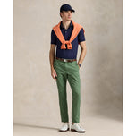 RLX Ralph Lauren skräddarsydd passform Lätt luftflödesgolfpolo -skjorta - Raffinerad marin