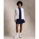 RLX Ralph Lauren Women's Power Stretch Mockneck Zip Jacket - Keramisk vit multi